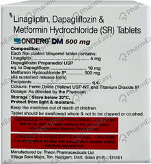 ONDERO DM 500MG STRIP OF 10 TABLETS