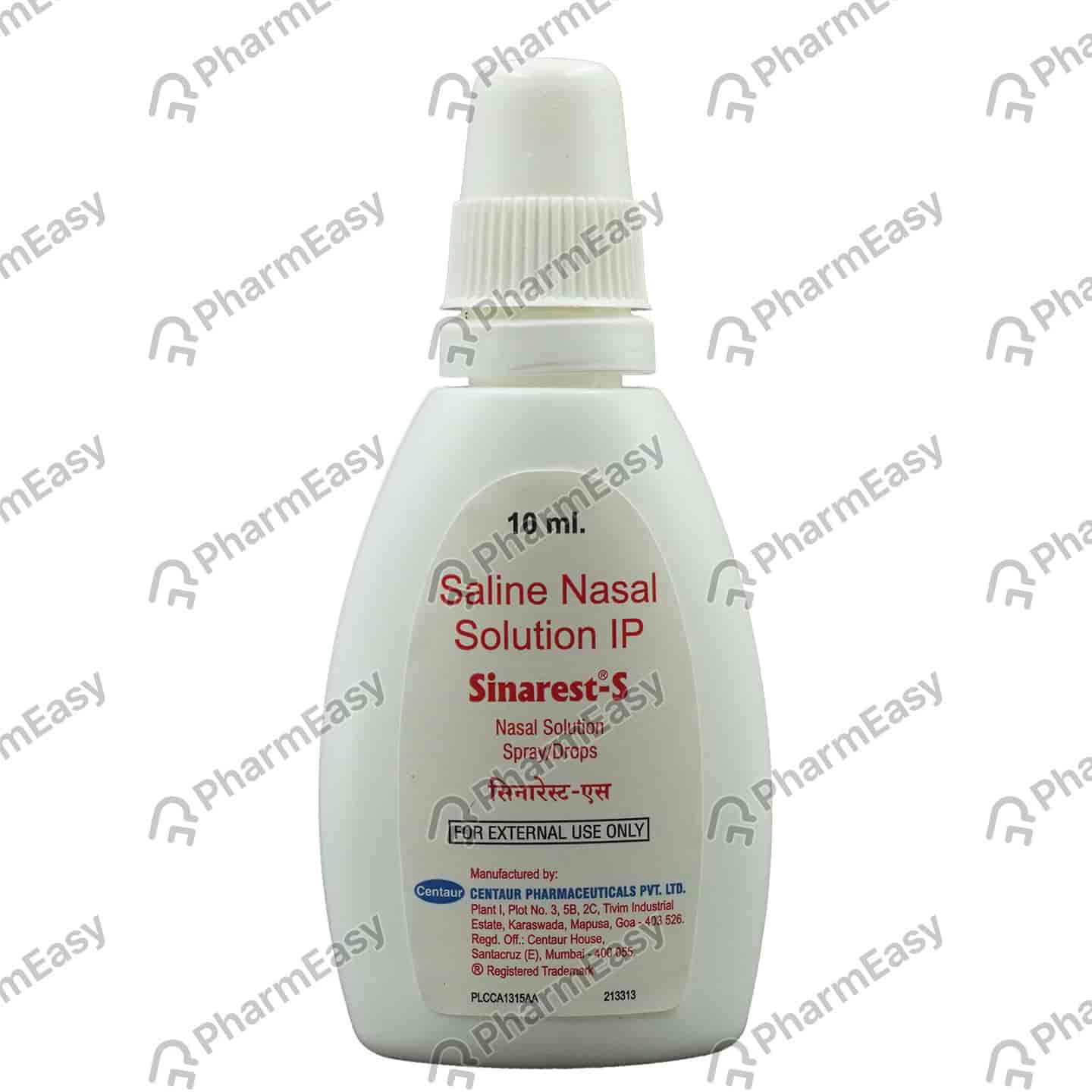Sinarest S Bottle Of 10ml Nasal Drop/spray