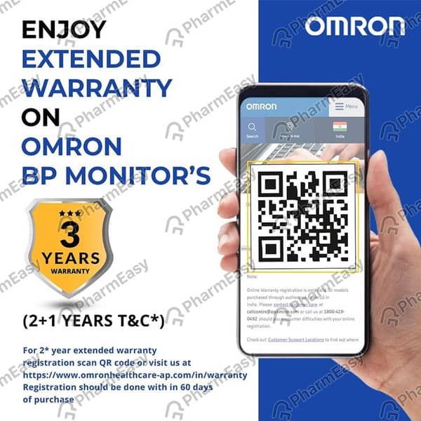 Omron Hem-7124 Digital Arm Type Bp Monitor 1 Numbers