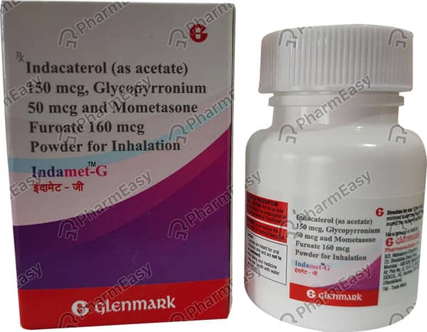 Indamet G Bottle Of 15 Inhalation Capsules