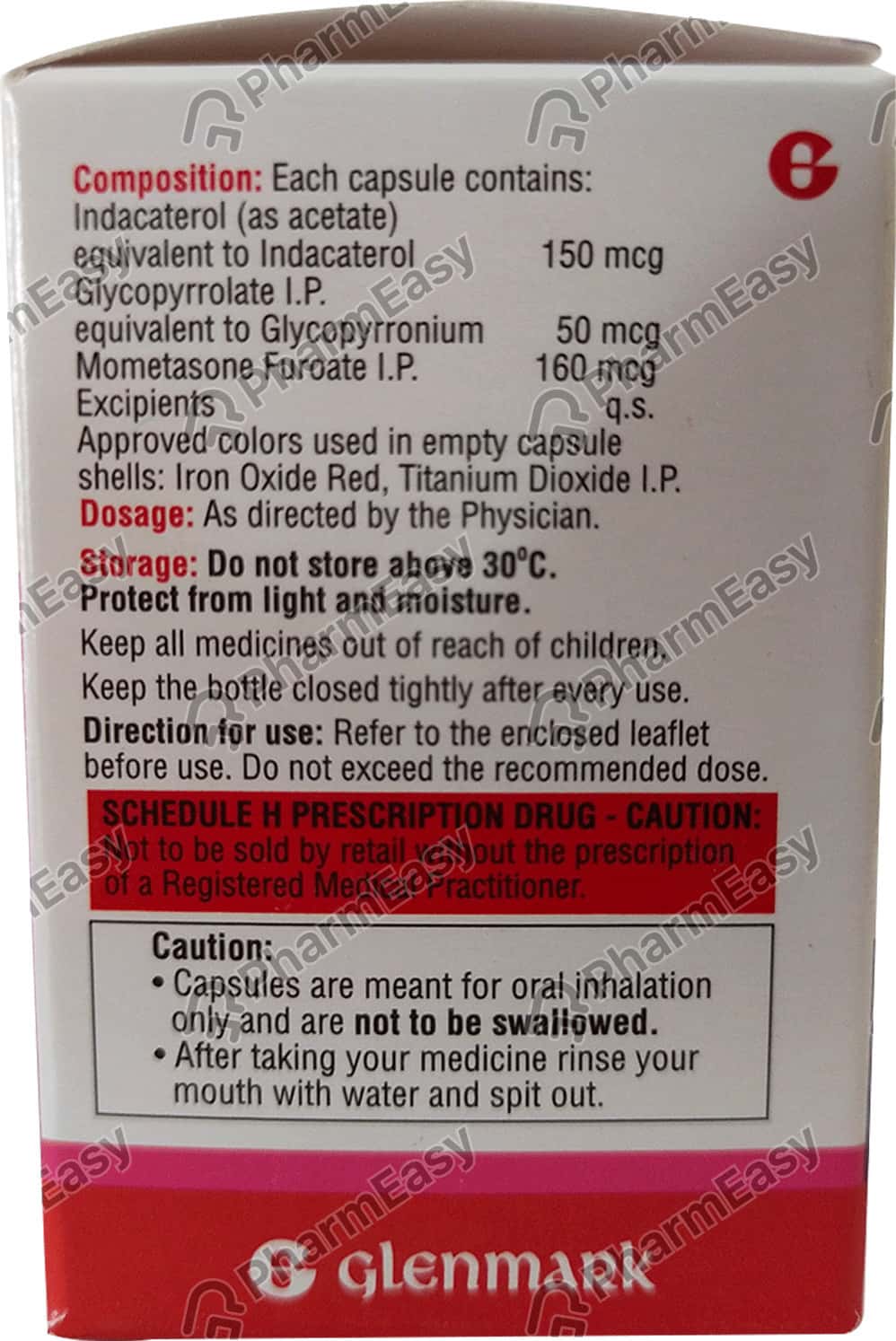 Buy Indamet G Bottle Of 15 Inhalation Capsules Online at Flat 15 OFF