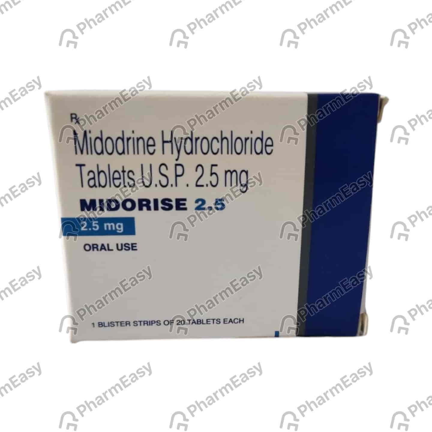 Midorise 2.5 Strip Of 20 Tablets