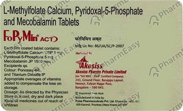 Fopymin Act Strip Of 10 Tablets