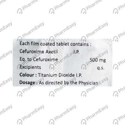 Caxetil 500mg Strip Of 10 Tablets