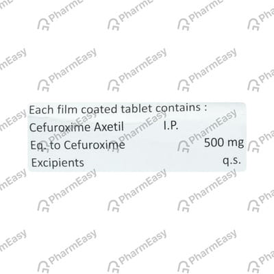 Caxetil 500mg Strip Of 10 Tablets