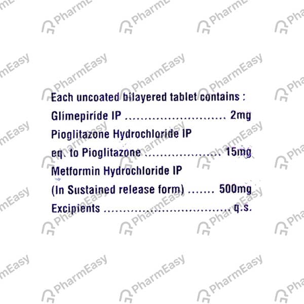 Glimstin Mp 2Mg Strip Of 15 Tablets