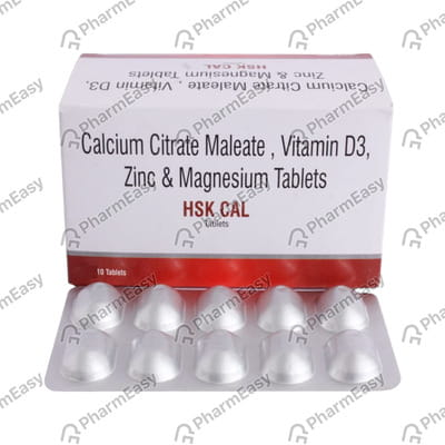 Hsk Cal Strip Of 10 Tablets