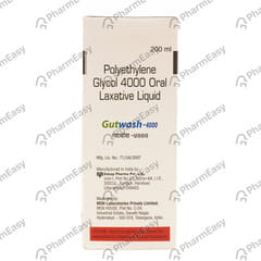 GUTWASH 4000 SUGAR FREE BOTTLE OF 200ML ORAL LIQUID