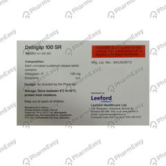 Debiglip 100mg Sr Strip Of 15 Tablets