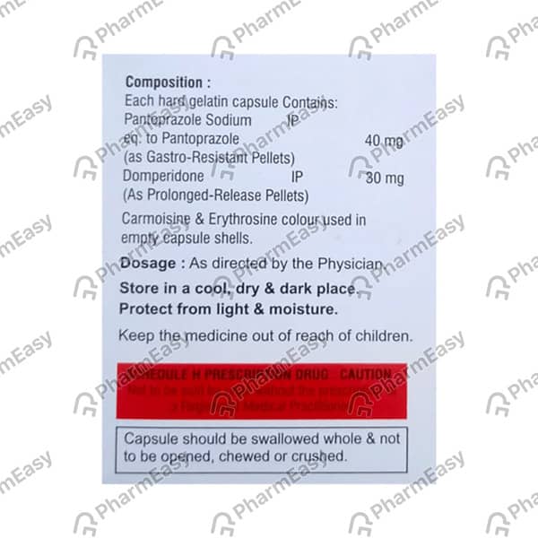 Pantoder Dsr Strip Of 10 Capsules