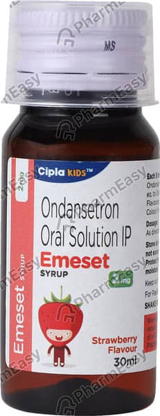 Emeset 2mg Strawberry Flavour Bottle Of 30ml Syrup