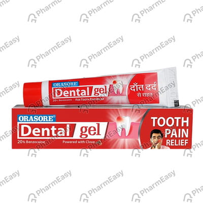 Orasore 20% Tube Of 10gm Dental Gel