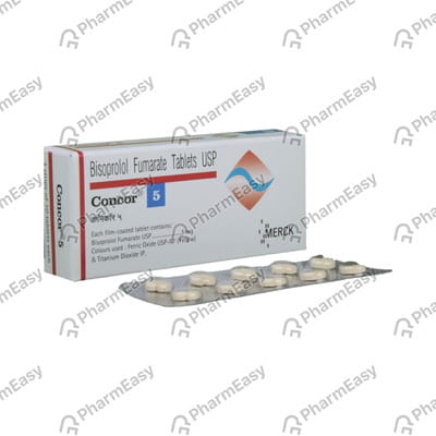 Concor 5mg Strip Of 30 Tablets