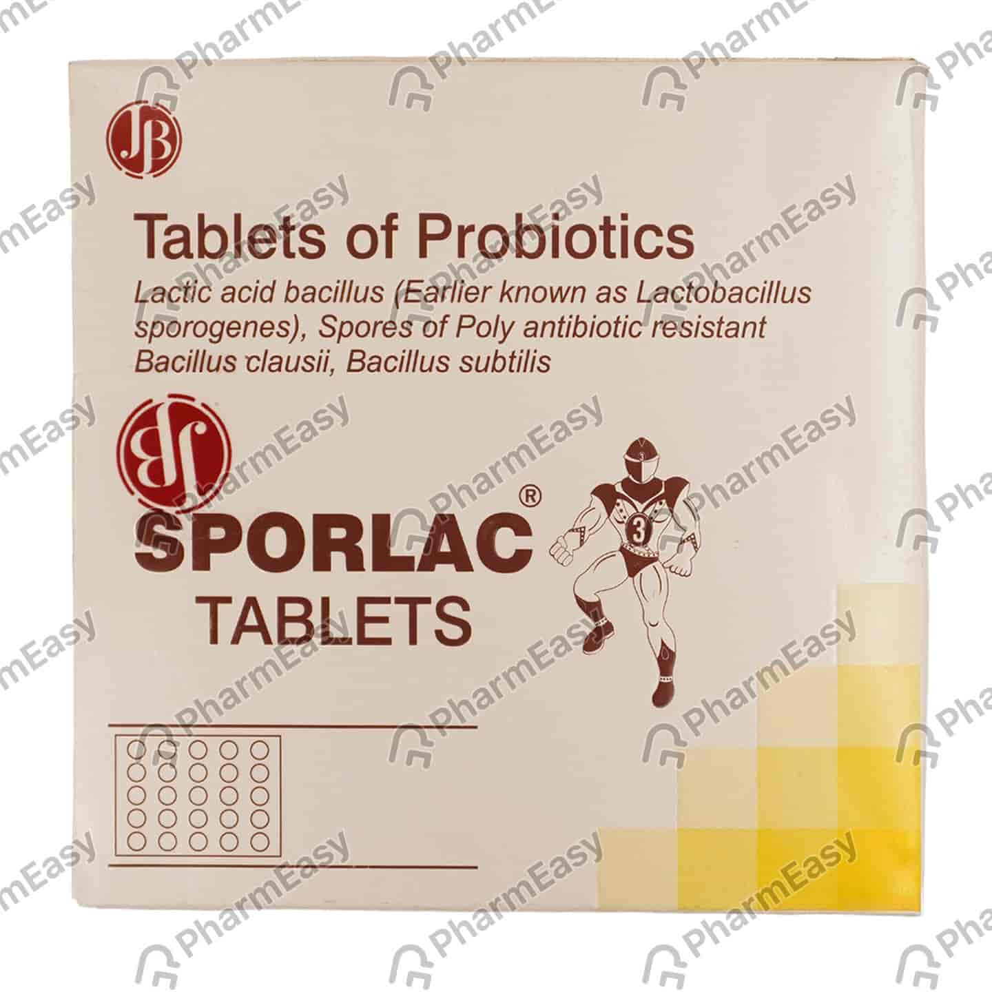 Sporlac Strip Of 25 Tablets