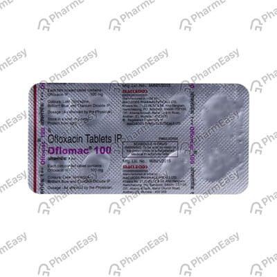 Oflomac Od 100 Mg Strip Of 10 Tablets