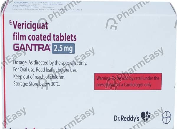 Gantra 2.5mg Strip Of 14 Tablets