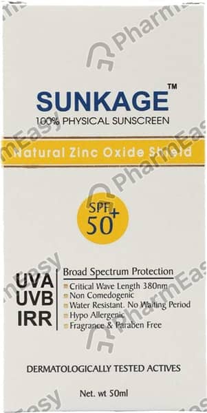 Sunkage Spf 50 Plus Bottle Of 50Ml Gel