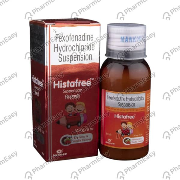 Histafree 30mg Bottle Of 5ml Suspension