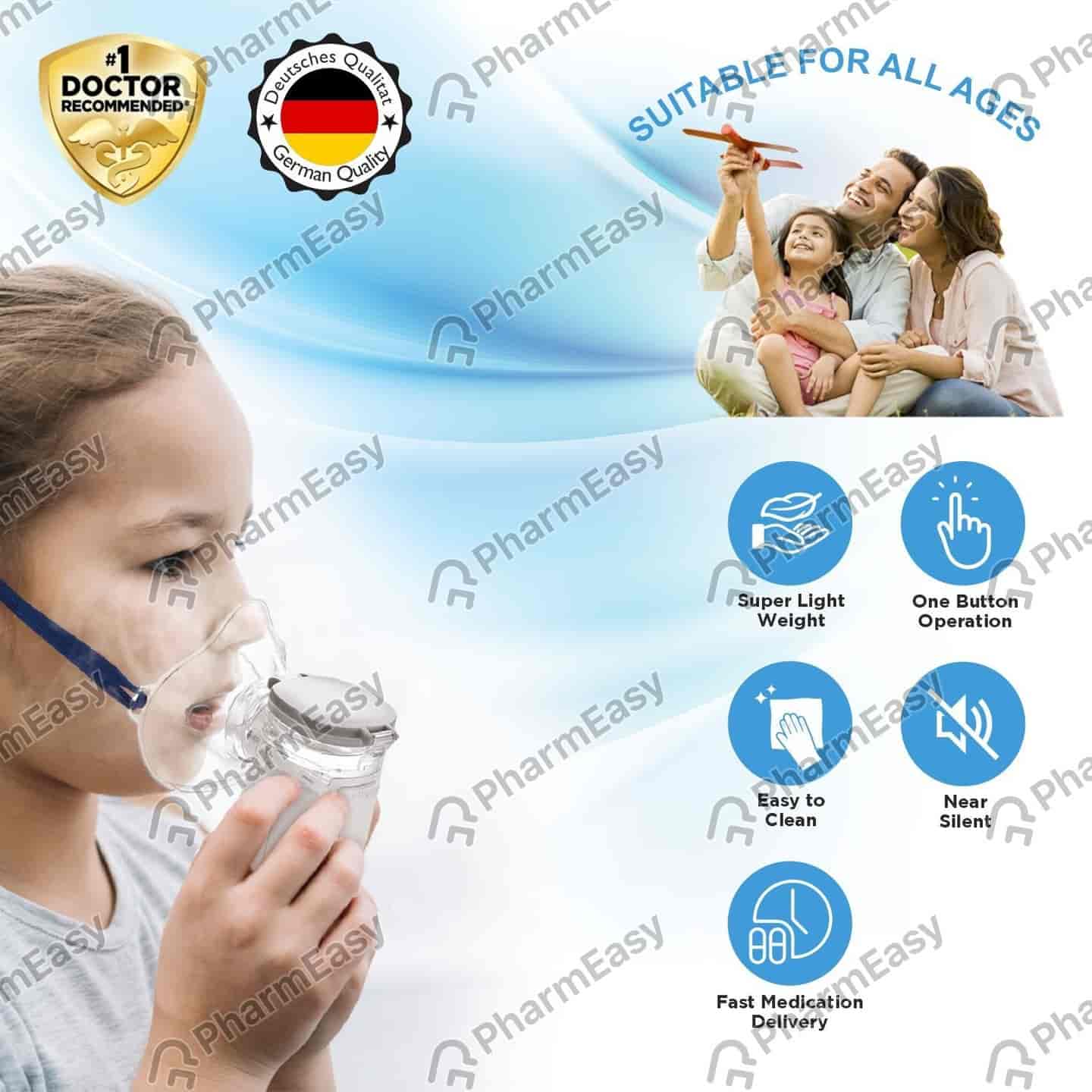 Easycare Portable Mesh Nebulizer Ec7101 1 No'S