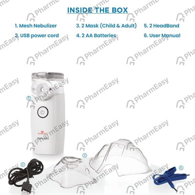 Easycare Portable Mesh Nebulizer Ec7101 1 No's