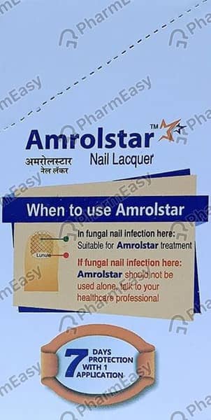 Amrolstar 5% Nail Lacquer 2.5Ml