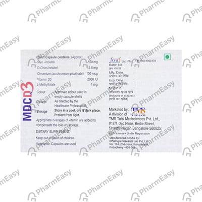 Mdcd3 Plus Strip Of 10 Tablets