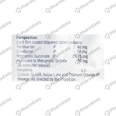 Cilmikaa M 25mg Strip Of 10 Tablets