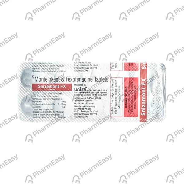 Snizamont Fx Strip Of 10 Tablets