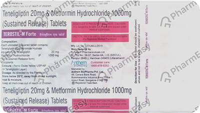 Terostil M Forte Strip Of 10 Tablets