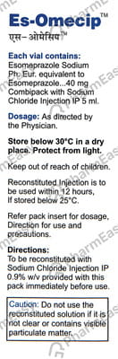 Es Omecip Dry Vial Of 1 Powder For Injection