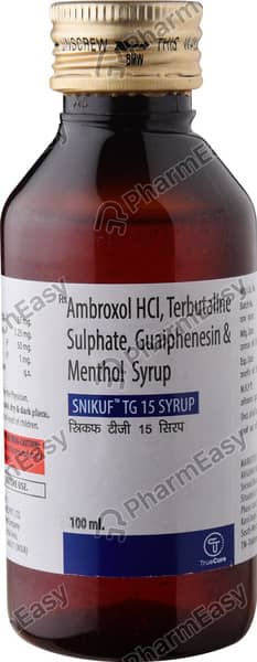 Snikuf Tg 15 Bottle Of 100Ml Syrup