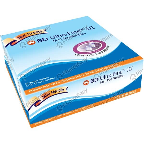 Bd Ultrafine Pen Mini 5Mm 31G Packet Of 5 Needles