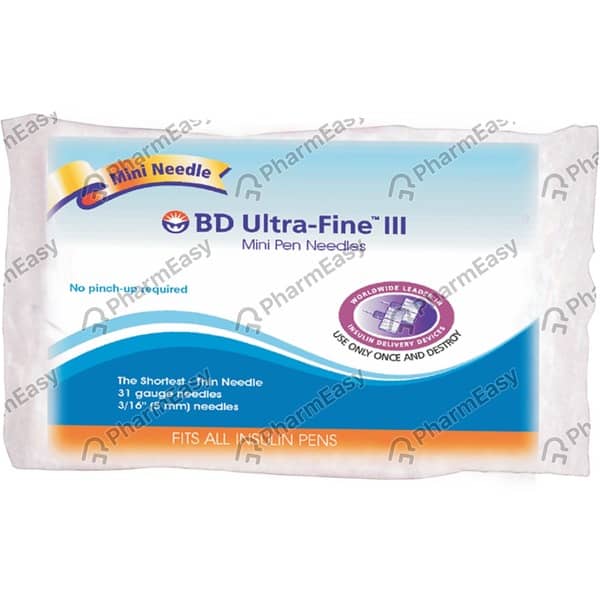 Bd Ultrafine Pen Mini 5Mm 31G Packet Of 5 Needles