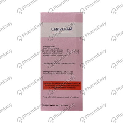 Cetriver Am Bottle Of 60ml Syrup