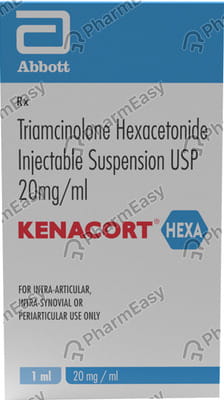 Kenacort Hexa 20mg Vial Of 1ml Suspension For Injection