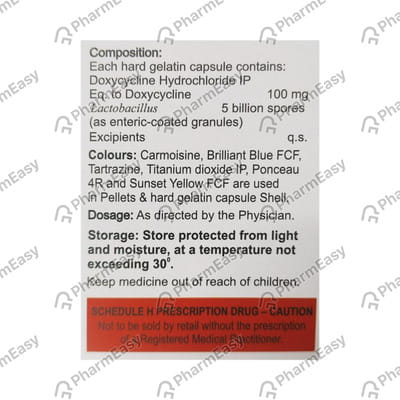 Doxynec 100mg Strip Of 10 Capsules