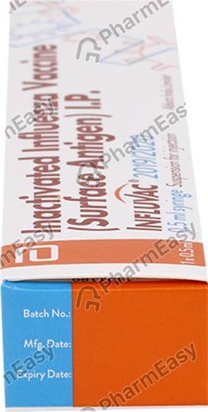 Influvac 2019/2020 Pre Filled Syringe Of 0.5ml Suspension For Injection