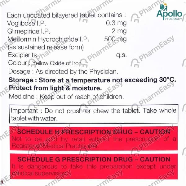 Tribetrol 2mg Forte Strip Of 15 Tablets