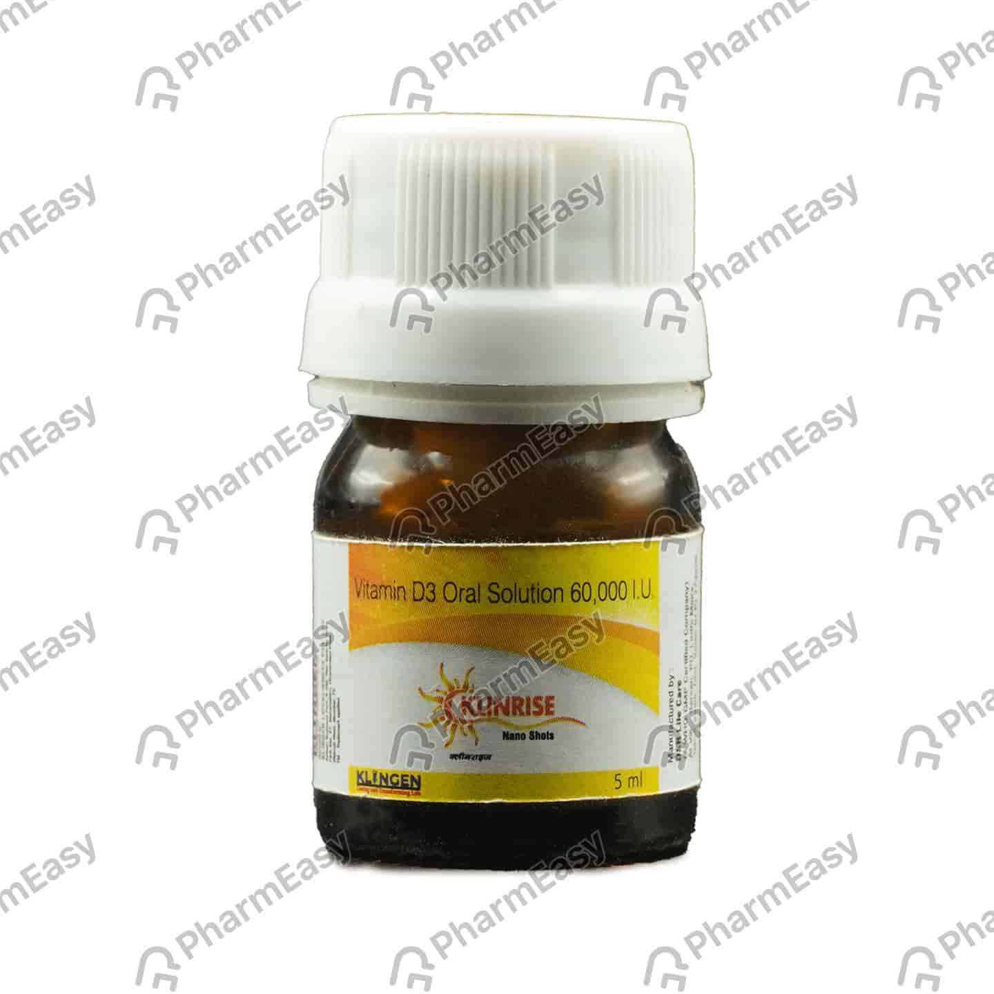 Klinrise Nano Shots Orange Flavour Sugar Free Bottle Of 5ml Oral Solution