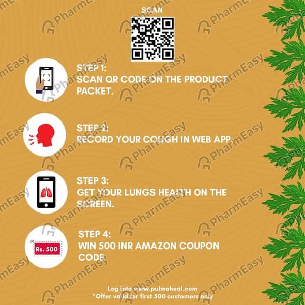 Pulmoheal Strip Of 5 Capsules