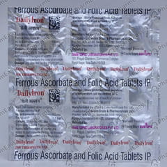 DAILY IRON STRIP OF 15 TABLETS