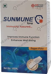 SUNMUNE SUGAR FREE BOTTLE OF 100ML SYRUP