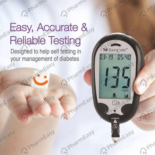 Easycare Blood Glucometer With Glucose Monitor Kit Ec5904