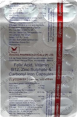 Lycowax Strip Of 10 Capsules