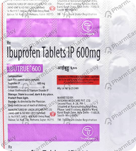 Ibutrue 600mg Strip Of 15 Tablets