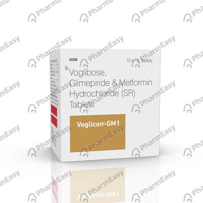 Voglicon Gm 1mg Strip Of 10 Tablets