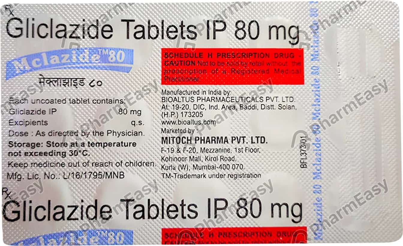 Mclazide 80 MG Tablet 15 Uses Side Effects Price Dosage PharmEasy