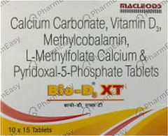 BIO D3 XT STRIP OF 15 TABLETS