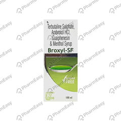 BROXYL SF BOTTLE OF 100ML SYRUP