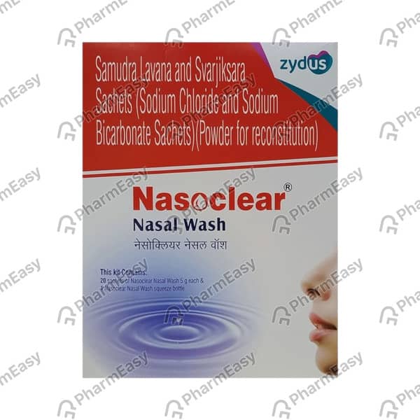 Nasoclear 5Gm Sachet Of 20 Nasal Wash Kit